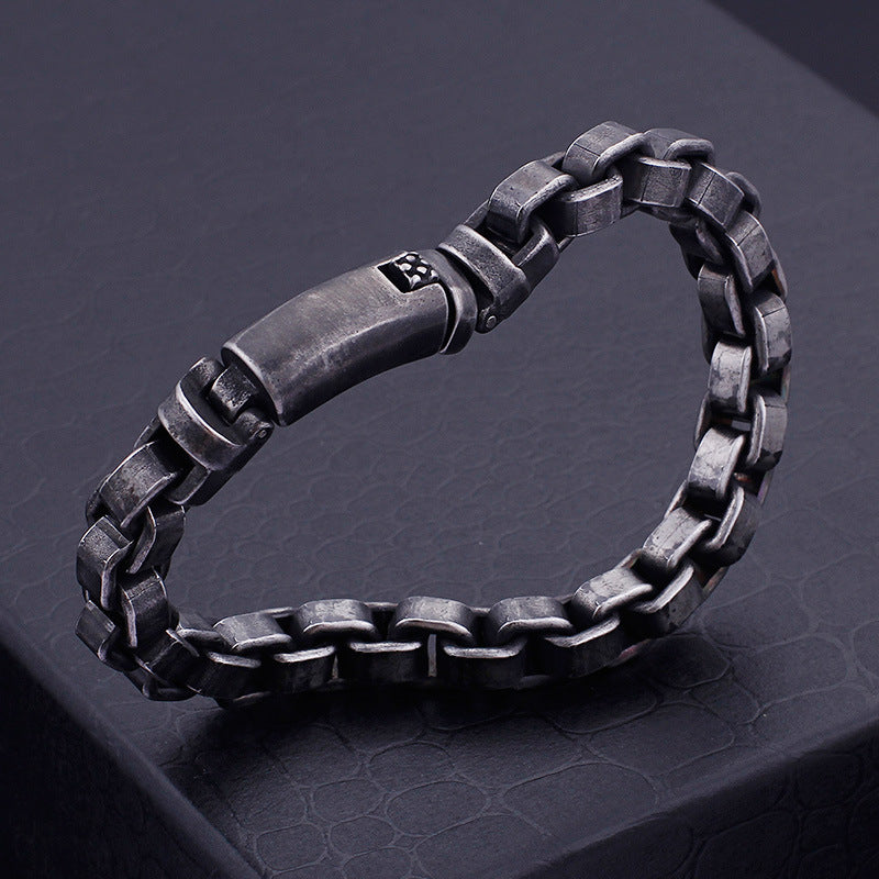 Fashion Titanium Steel Bracelet Casting Personality Trendy Men's Bracelet