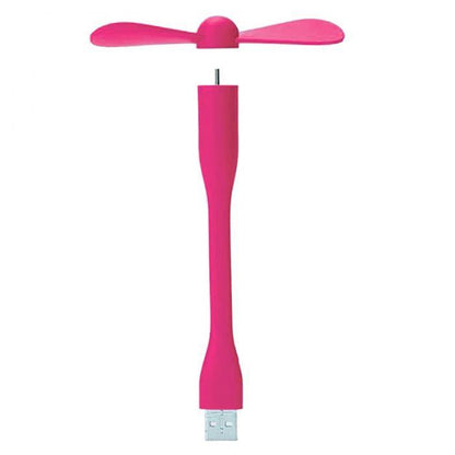 Mini USB Fan Bamboo Dragonfly Bendable Small Fan Power Bank Electric Fan Travel Rice Fan