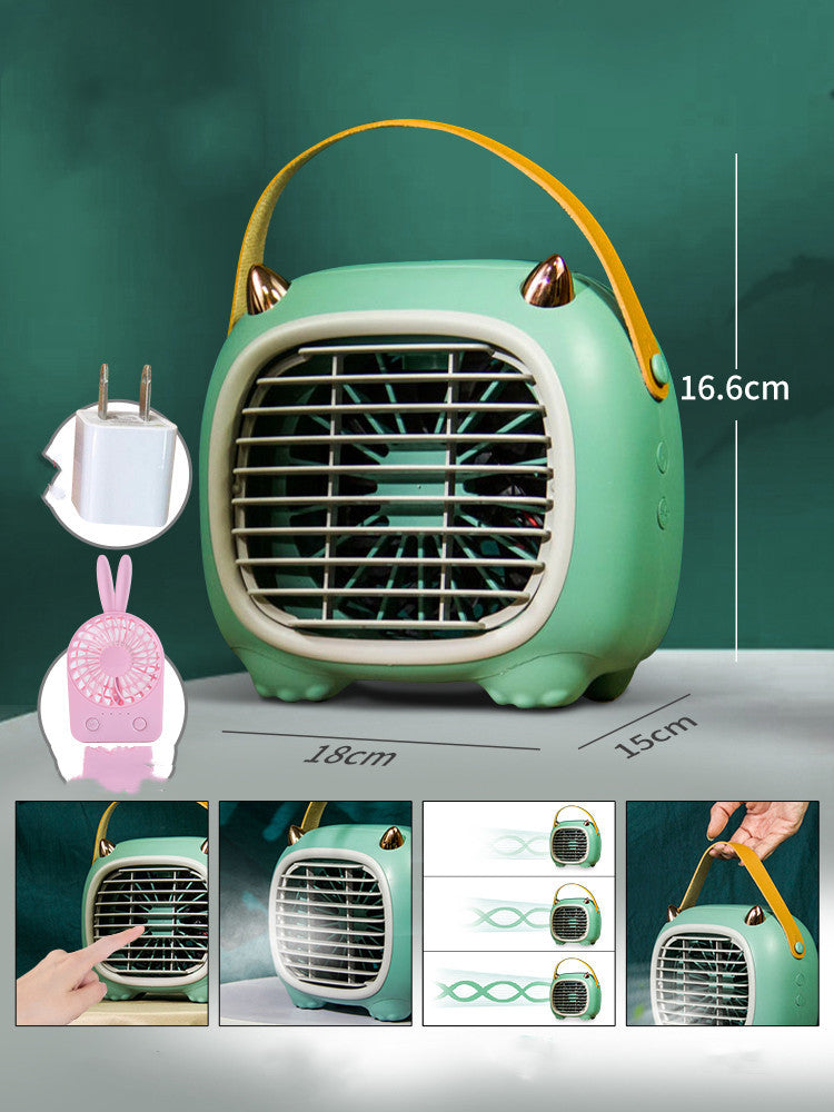 Small Air Conditioner Spray Cooling Small Fan Portable Portable Small Mini Fan