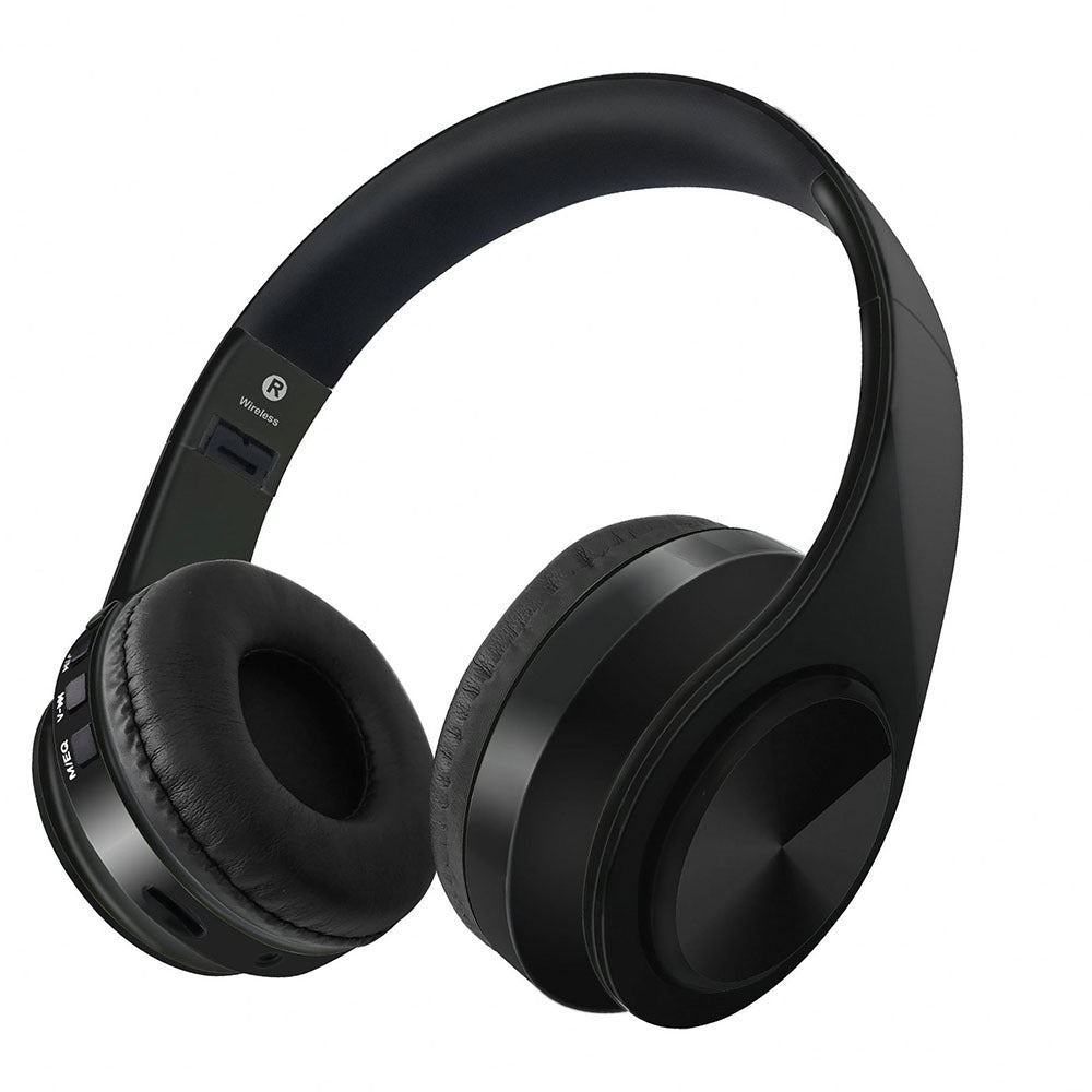 HIFI Trådlösa Hörlurar Bluetooth Stereo Headset Musik Headset FM SD Kort Sport Hörlurar Med Mikrofon För PC