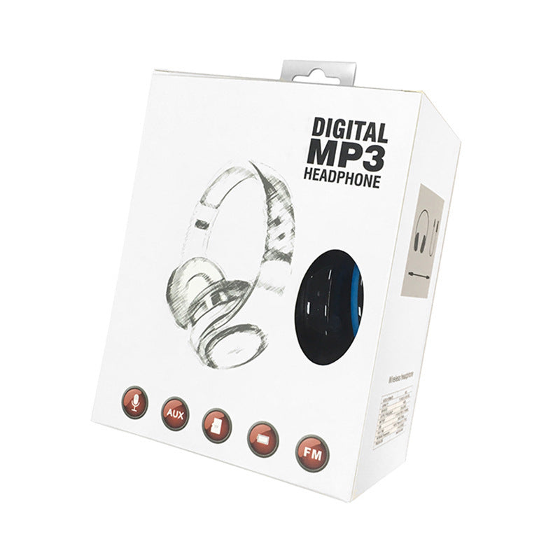 HIFI Trådlösa Hörlurar Bluetooth Stereo Headset Musik Headset FM SD Kort Sport Hörlurar Med Mikrofon För PC