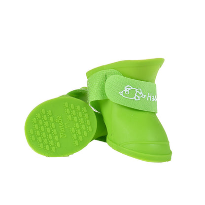 Fourniture directe de chaussures pour animaux de compagnie en silicone souple imperméables