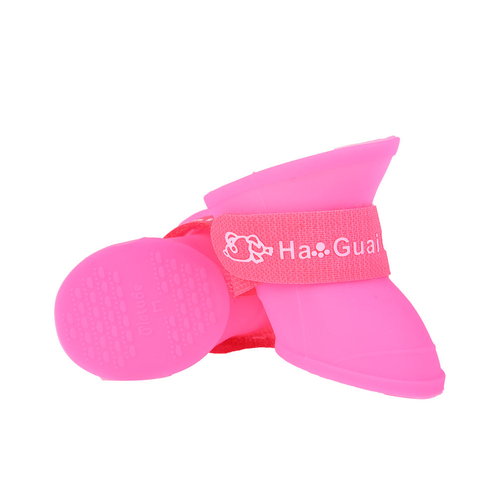 Direct Supply Of Soft Silicone Pet Shoes Waterproof