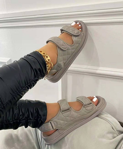 Sandales Velcro Sandales de plage pour femmes