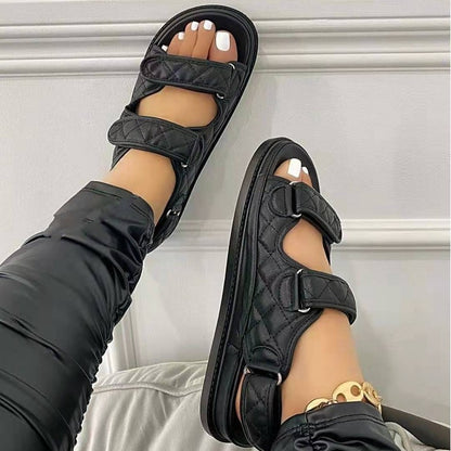 Sandales Velcro Sandales de plage pour femmes