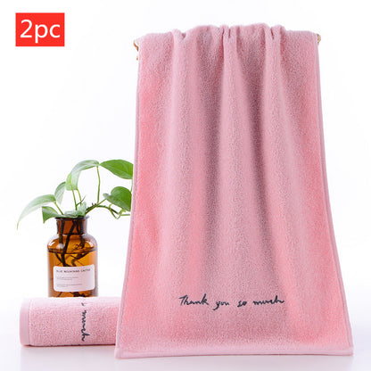 Absorbent Couple Towel Cotton Adult Face Wash Towel