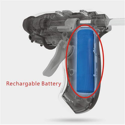 Pistolet à colle thermofusible à utilisation sans fil, bâton de colle électrique rechargeable