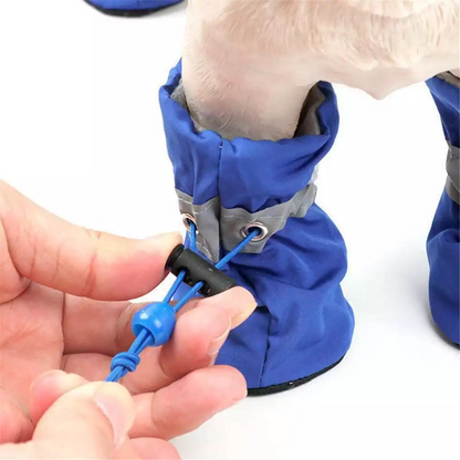 Chaussures pour chien Chaussures pour chien en peluche Couvre-chaussures antidérapants pour animaux de compagnie pour tout-petits