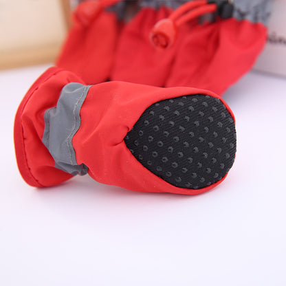 Chaussures pour chien Chaussures pour chien en peluche Couvre-chaussures antidérapants pour animaux de compagnie pour tout-petits