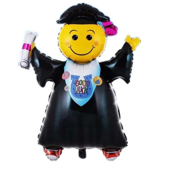 Graduation Party Decoration Smiling Doctor Aluminum Balloon