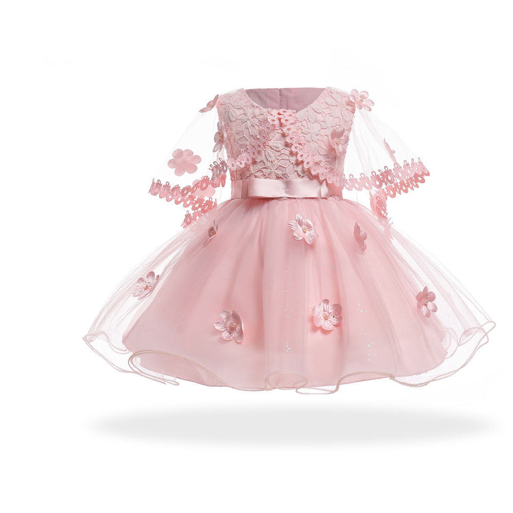 Robe de princesse de mariage élégante pour filles, robe formelle de fête pour enfants