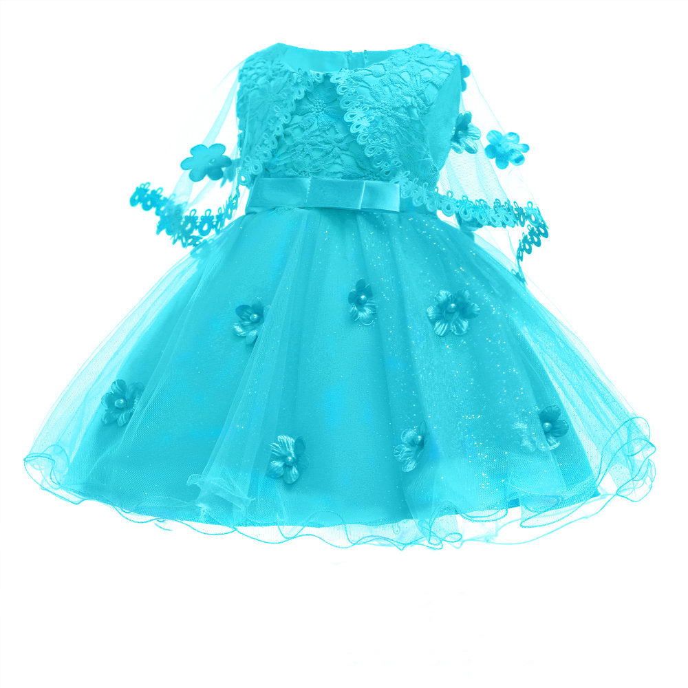 Robe de princesse de mariage élégante pour filles, robe formelle de fête pour enfants