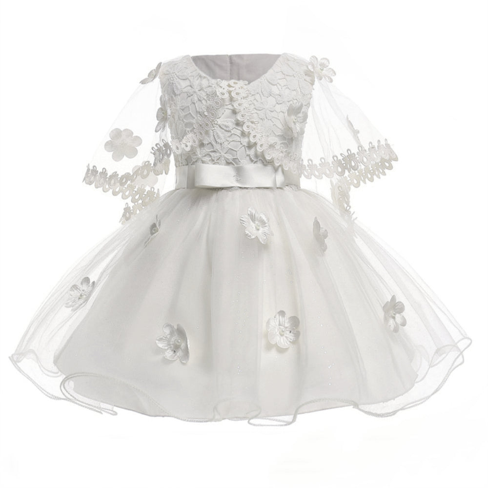 Robe de princesse de mariage élégante pour filles, robe formelle de fête pour enfants