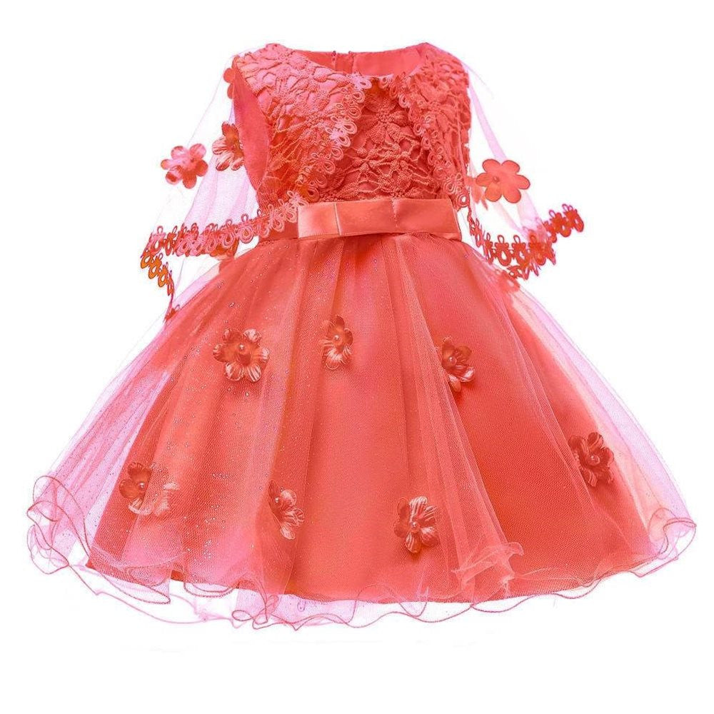 Robe de princesse de mariage élégante pour filles, robe formelle de fête pour enfants