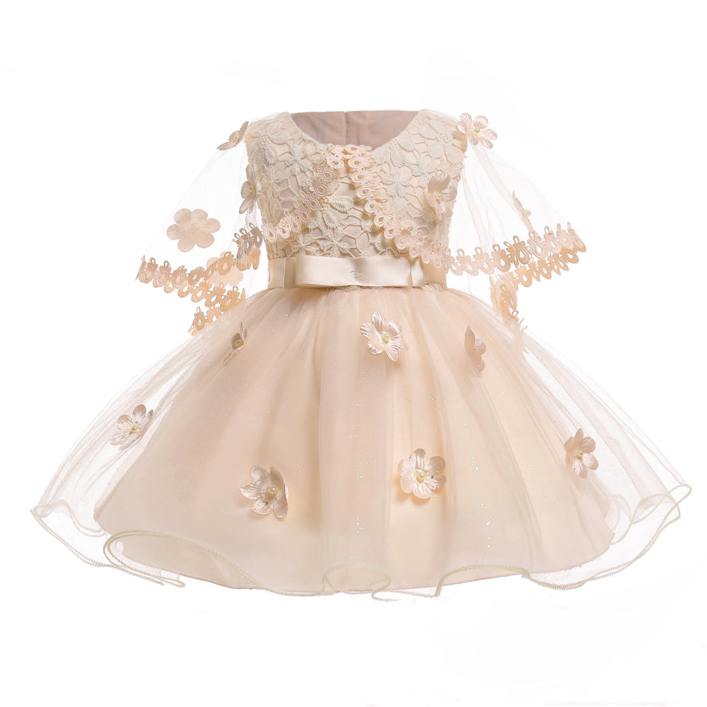 Robe de princesse de mariage élégante pour filles, robe formelle de fête pour enfants