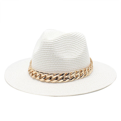 Sommarhattar Vårsvart Khaki Beach Casual Sommarhatt för män