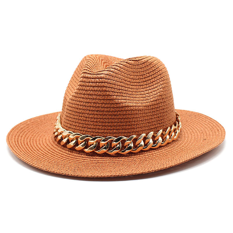 Sommarhattar Vårsvart Khaki Beach Casual Sommarhatt för män