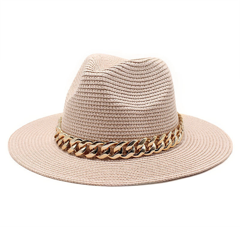 Sommarhattar Vårsvart Khaki Beach Casual Sommarhatt för män