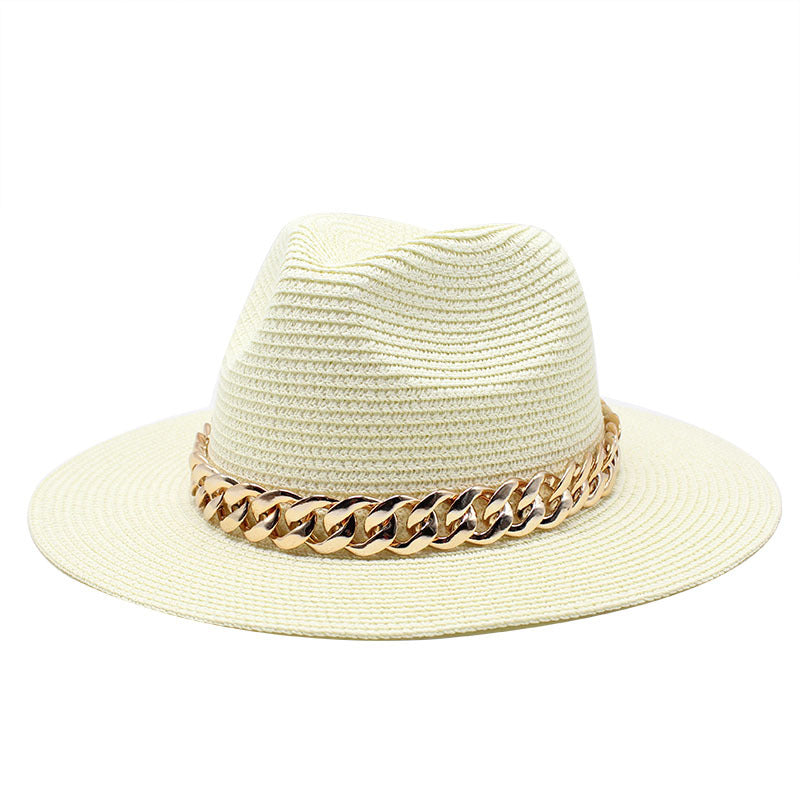 Sommarhattar Vårsvart Khaki Beach Casual Sommarhatt för män