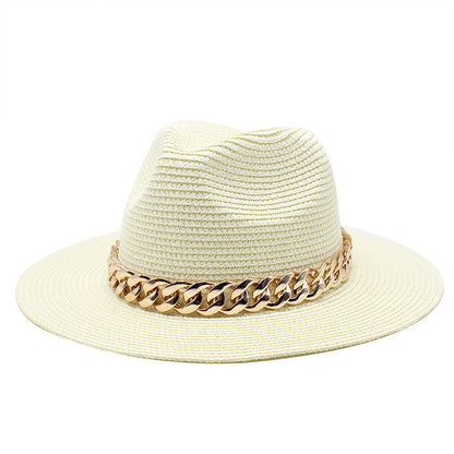 Sommarhattar Vårsvart Khaki Beach Casual Sommarhatt för män