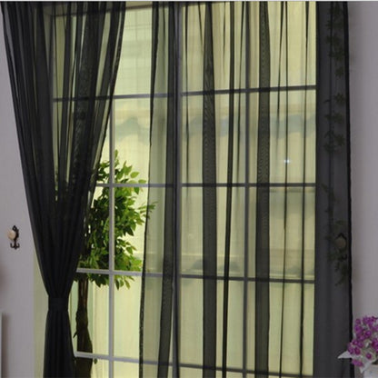 Curtains Solid Tulle Modern Curtains For Living Room Transparent Tulle Curtains Window Sheer For The Bedroom