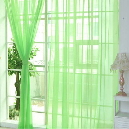 Rideaux en Tulle solide, modernes, pour salon, transparents, pour fenêtre, pour la chambre à coucher