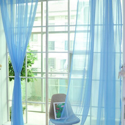 Rideaux en Tulle solide, modernes, pour salon, transparents, pour fenêtre, pour la chambre à coucher