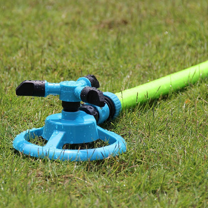 Garden Small Triple Rotary Lawn Sprinkler Automatic Garden