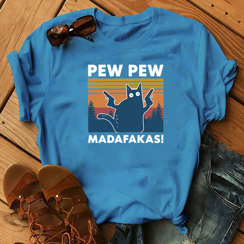 Kortärmad Pew Maddakas T-shirt Europeisk storlek Topp