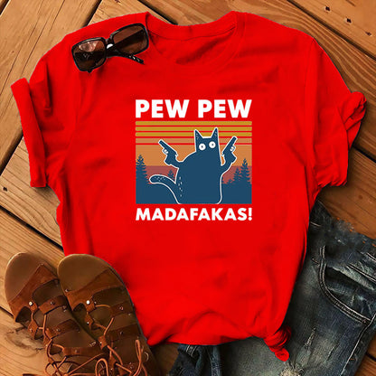 Kortärmad Pew Maddakas T-shirt Europeisk storlek Topp