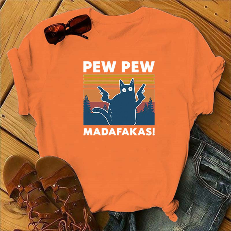 Kortärmad Pew Maddakas T-shirt Europeisk storlek Topp