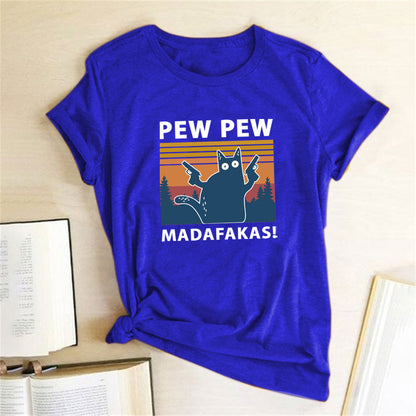 Kortärmad Pew Maddakas T-shirt Europeisk storlek Topp