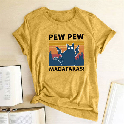 Kortärmad Pew Maddakas T-shirt Europeisk storlek Topp