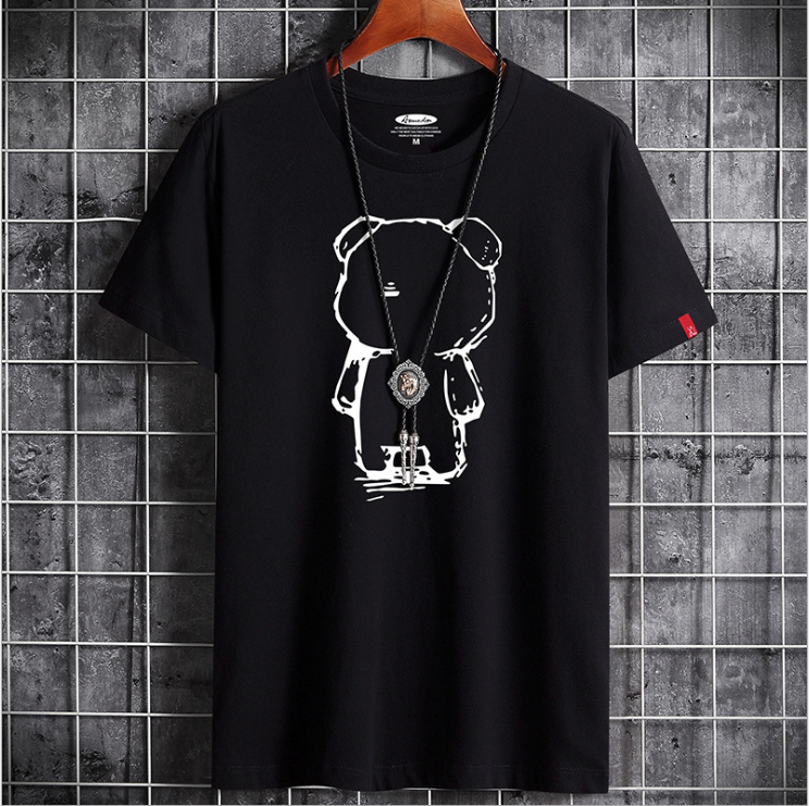 Casual Bear Anime T-shirt för män