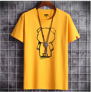 Casual Bear Anime T-shirt för män