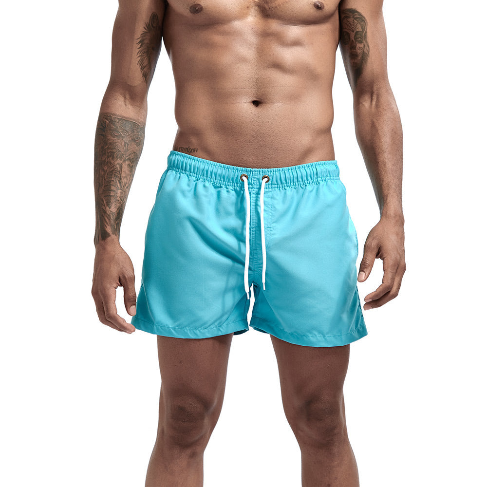 Trepunkts strandbyxor Mode flerfärgade raka lösa sportshorts