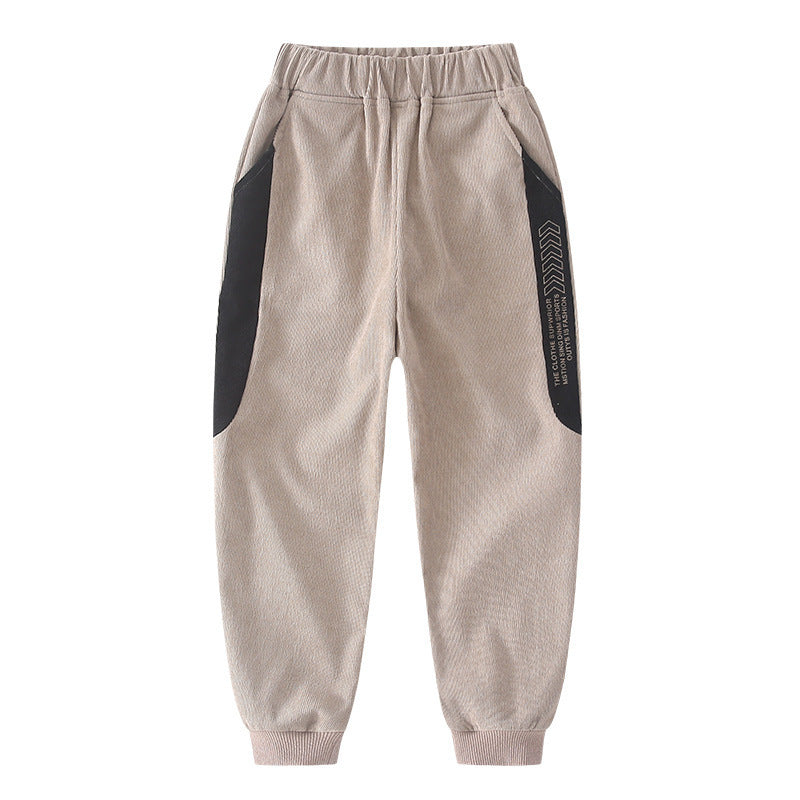 Children's Clothing Trousers, Big Children's Baby Corduroy Casual Trousers