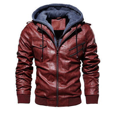 Vinter Fashion Motorcykel Läder Jacket Män Slim Fit oblique blixtlås PU jackor höst män läder Biker rockar krig m Streetwear.