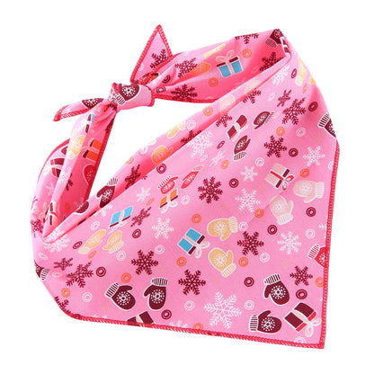 Justerbar Hund Bandana Bomull Husdjur Halsduk Katt Triangel Scarf Mjuk Saliv Handduk Liten Medium Stor Hundtillbehör