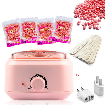 Hair Removal Wax Machine Hot Wax - ABS Electric Plucking System with Wax Beans