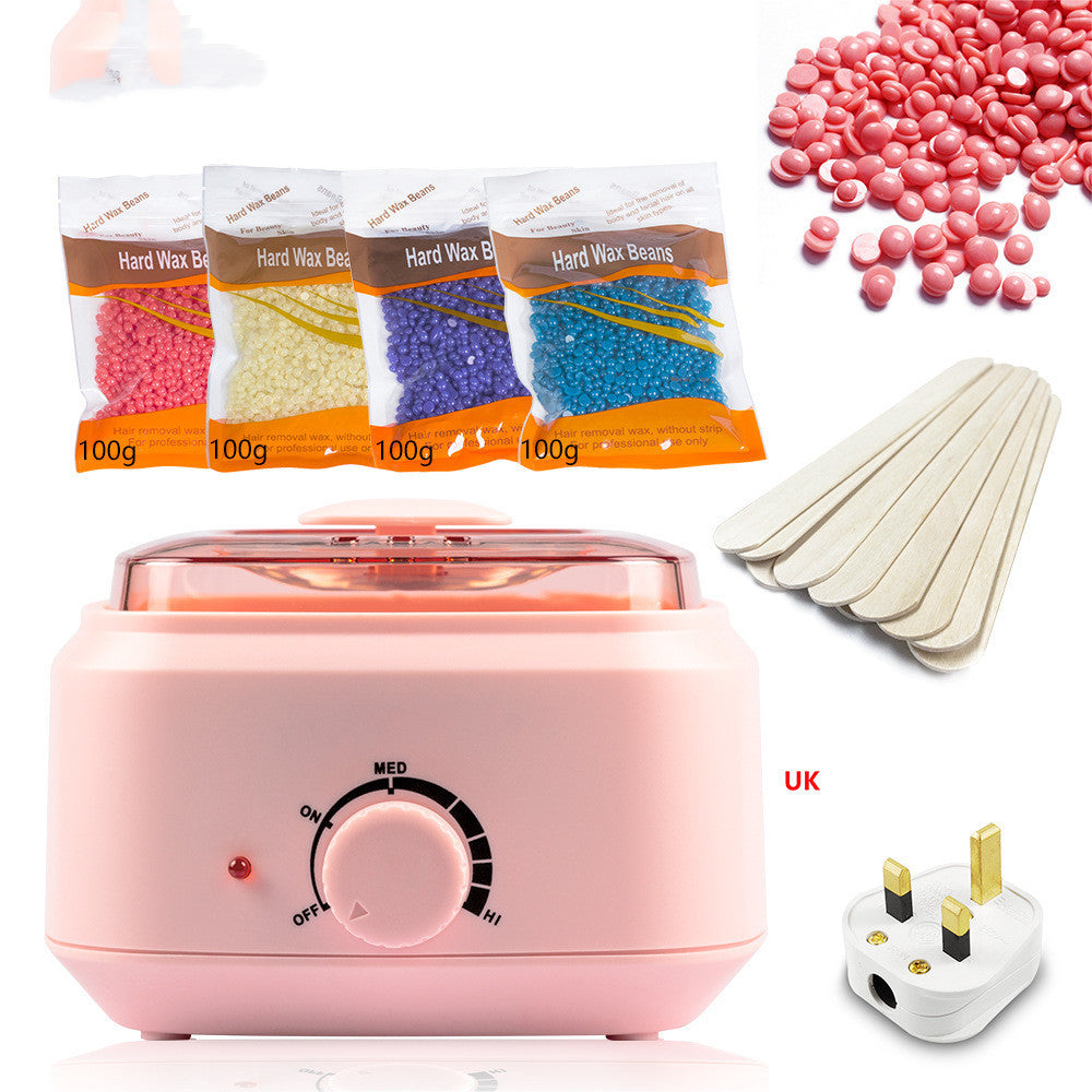 Hair Removal Wax Machine Hot Wax - ABS Electric Plucking System with Wax Beans