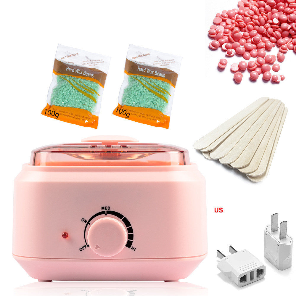 Hair Removal Wax Machine Hot Wax - ABS Electric Plucking System with Wax Beans