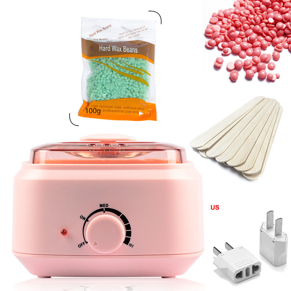 Hair Removal Wax Machine Hot Wax - ABS Electric Plucking System with Wax Beans