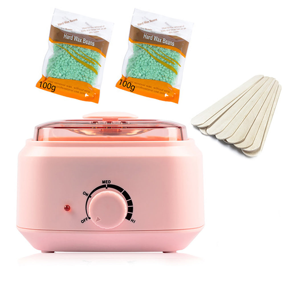 Hair Removal Wax Machine Hot Wax - ABS Electric Plucking System with Wax Beans