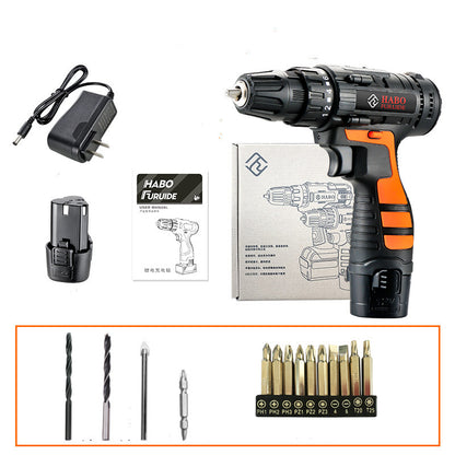 Perceuse électrique au Lithium 12V, tournevis électrique domestique multifonctionnel Rechargeable