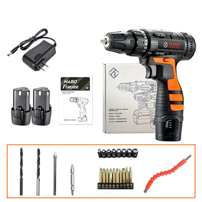 Perceuse électrique au Lithium 12V, tournevis électrique domestique multifonctionnel Rechargeable