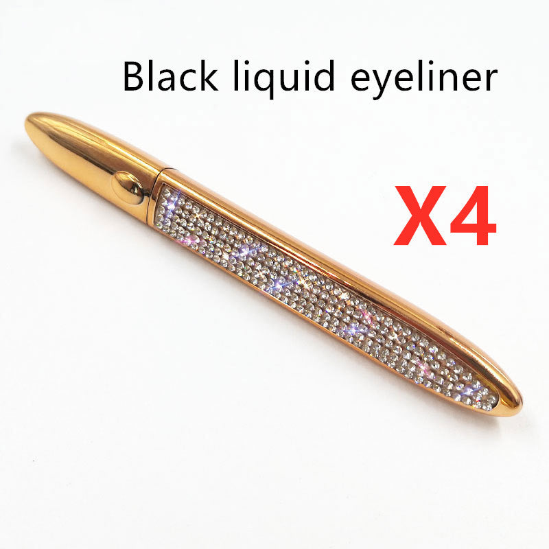 Diamant-stoppad magisk limfri Eyeliner