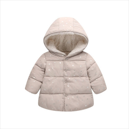 Commerce extérieur nouvelle veste rembourrée en coton pour enfants, veste rembourrée en coton pour bébé Style étoile