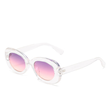 Sunglasses Women Oval Fashion Simple Sunglasses