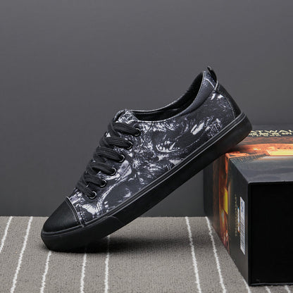 Spring And Autumn New Fashion Lace Up Canvas Shoes Men\'s Tiger